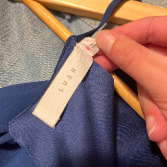 Navy Blue Casual Dress - Picture 4 of 4